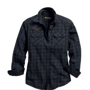 Harley-Davidson Applique Plaid Relxd Fit Shirt